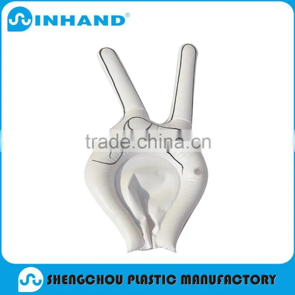 In Summer Customized Advertising Best Selling Pvc Inflatable V Shape Hand photo-2