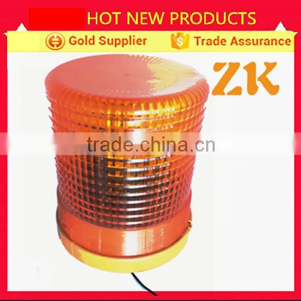 12V 24V Amber Revolving Emergency Flash Traffic Warning Lamp Light