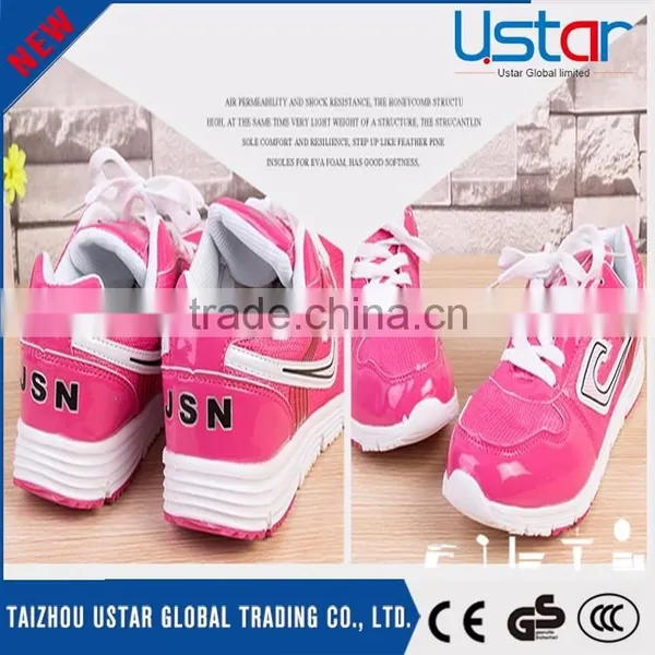 Assured Quality Cheap PU Mesh Women Sport Shoe photo-4