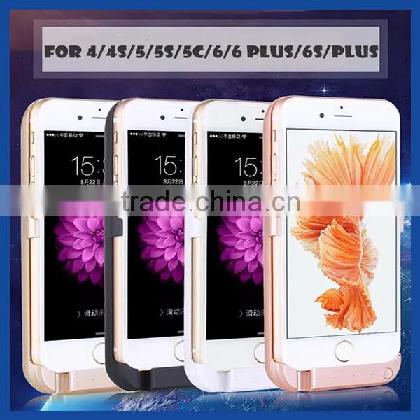 Portable External Power Pack Battery Backup 5000mAh Battery Charger Smart Case For IPhone 4 4S 5 5S photo-2