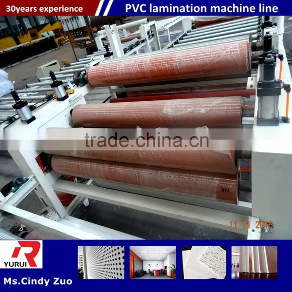 Small Capacity Gypsum Ceiling Board Making Machine/pvc Laminated Gypsum Ceiling Board Making Machine photo-6
