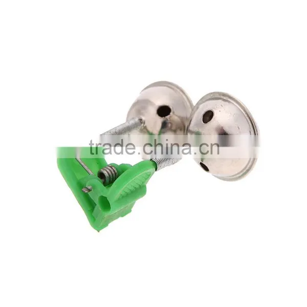 5Pcs Big Twin Bells Fishing Bite Alarm Clip on Fishing Rod Fishing Accessory photo-3
