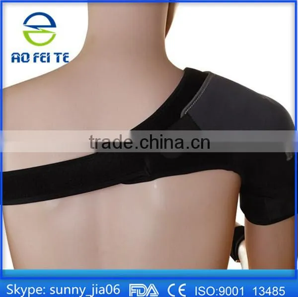 Magnetic Single Shoulder Back Brace Support Gym Bandage Wraps Sport Protective Gear photo-5
