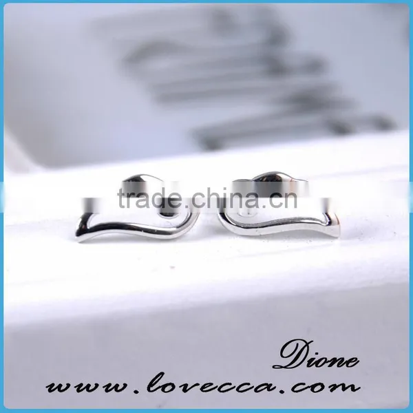 Free Shipment Women Pure Silver Leaf Earring Setting Wholesale Factory Supplier photo-2
