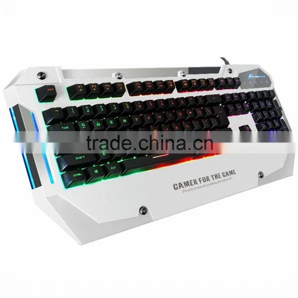FL-ESPORTS USB Wired Rainbow Backlight Gaming Keyboard photo-5