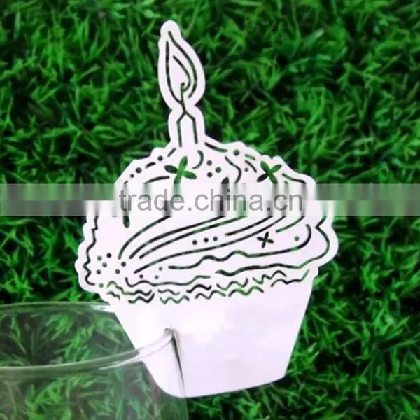 Luxury Colorful Laser Cut Paper Wedding Greeting Card