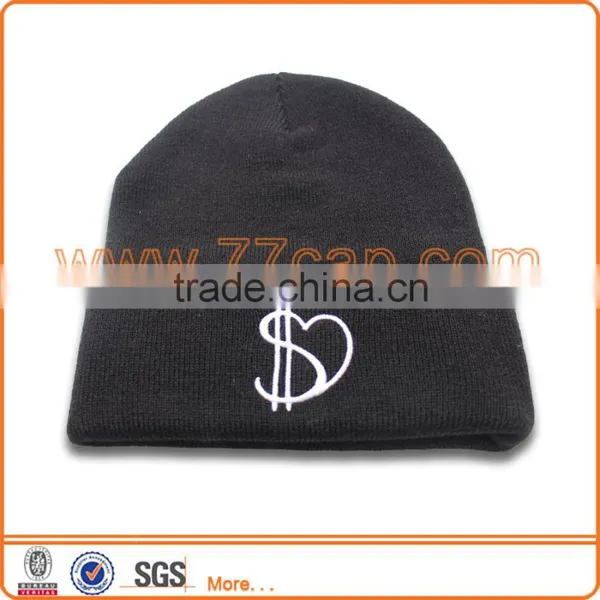 Wholesale 100% Acrylic Custom Beanie Hat With Embroidery Logo photo-3