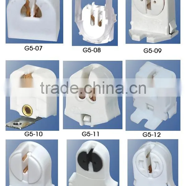 UL-Listed Non-Shunted G5 Base Tube Light Holder for T5 Tube Light Socket Tombstones photo-2
