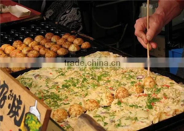 Three Irons Electric Commerical Type Fish Ball Maker , Takoyaki Electric Pan, Takoyaki Maker/ Octopus Ball Maker photo-3