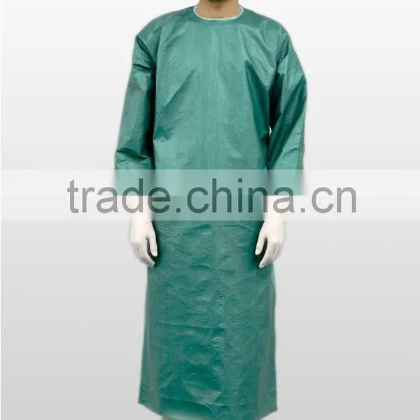 CE&ISO13485 Spunlace Surgical Gown Soft Breathable Direct Sale by Own Factory photo-2