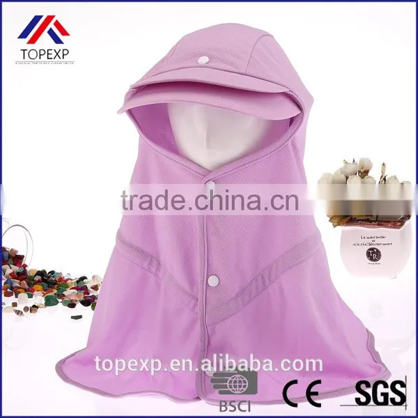 Polyester Sun Cap Lady Duarable Summer Hat photo-3