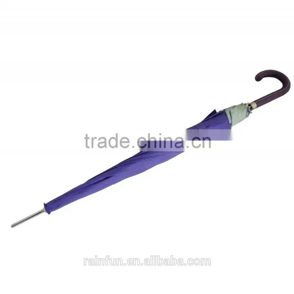 Manual Open High Quality Long Umbrella With Double Canopies photo-5