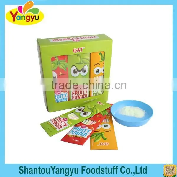 Three Tastes Fruity Flavors Sweet Powder Candy photo-2