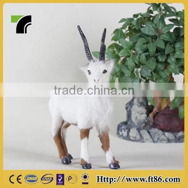 Handmade Real Like Plush Animals Sound Little Sheep Toys photo-3