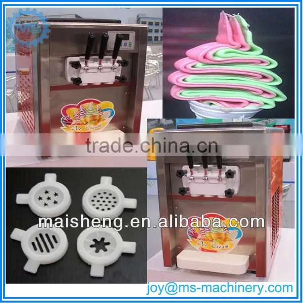 Table Type Commercial Soft Ice Cream Machine/soft Ice Cream Making Machine