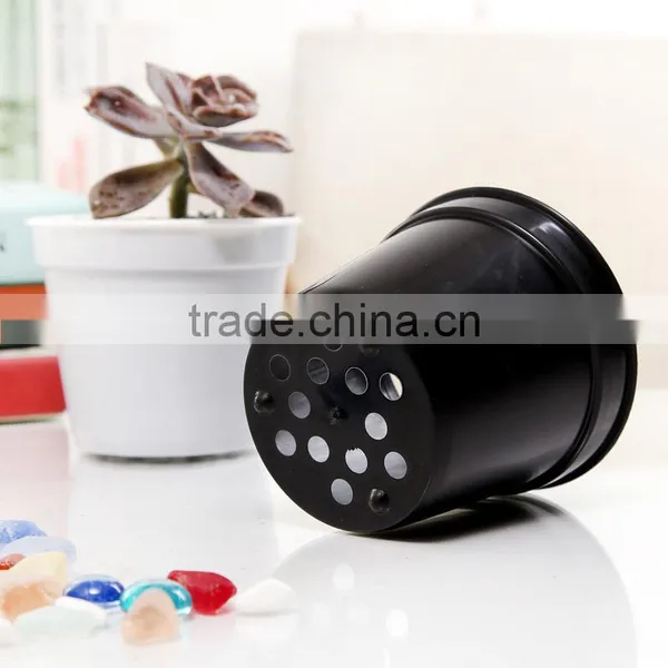 Round Colourful Plastic Flower Pot photo-4