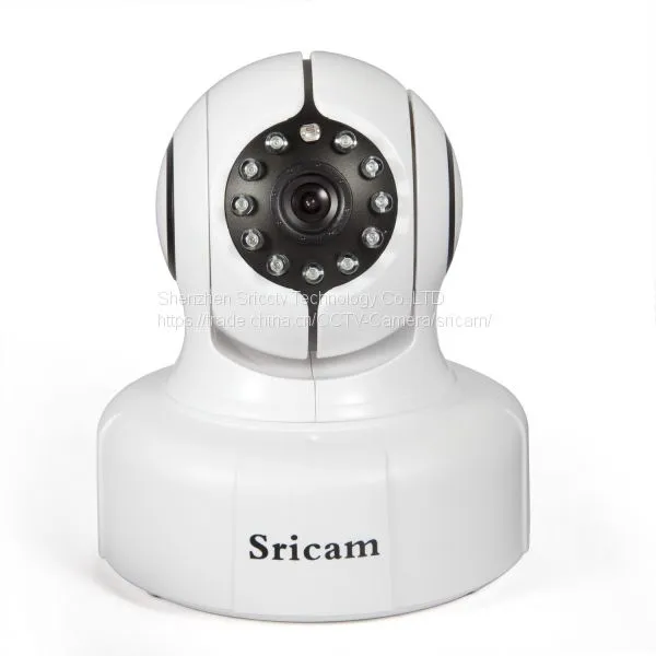 Sricam SP011 Популярная внутренняя беспроводная камера IP IEEE 820.11 b/g/n Wi-Fi с технологией P2P и двусторонней аудиоразговорной функцией
