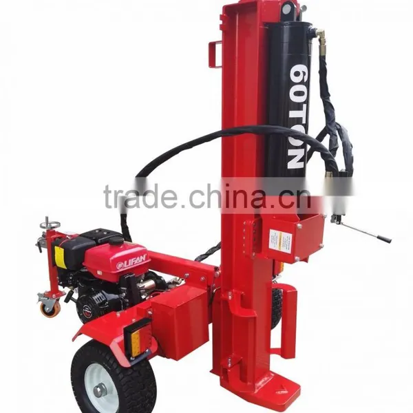 60T 15HP Lifan Petrol Engine Wood Log Splitter photo-3