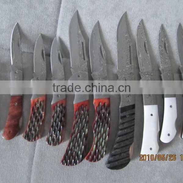 China Damascus Steel Pocket Knives photo-6