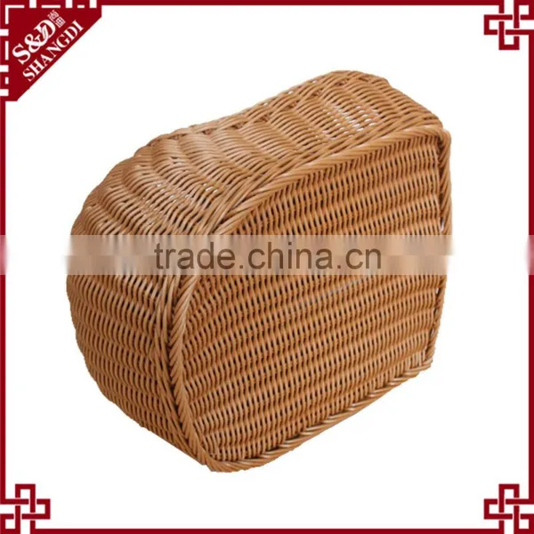 Factory Supply High Quality 100% Handmade Rattan Shoes Basket for Home and Hotel photo-3
