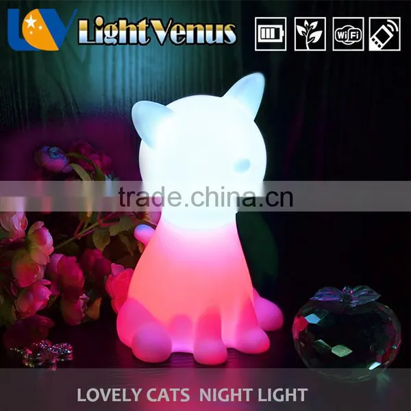 Animal Shaped Lamp Bedside Table With Led Light USB Led Lamps Nightlight for Children photo-3