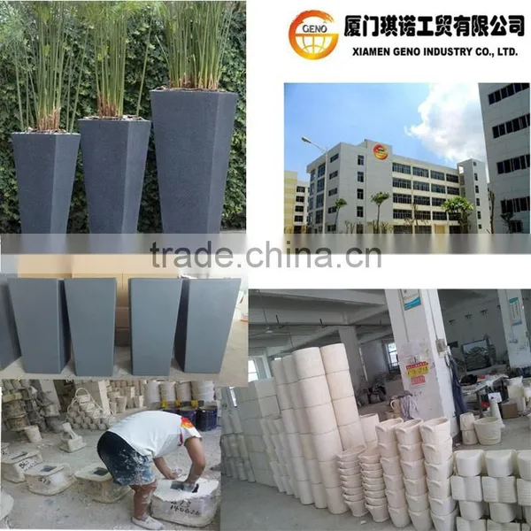 2017 European Style Tall Tapered Square Planter for Sale photo-2