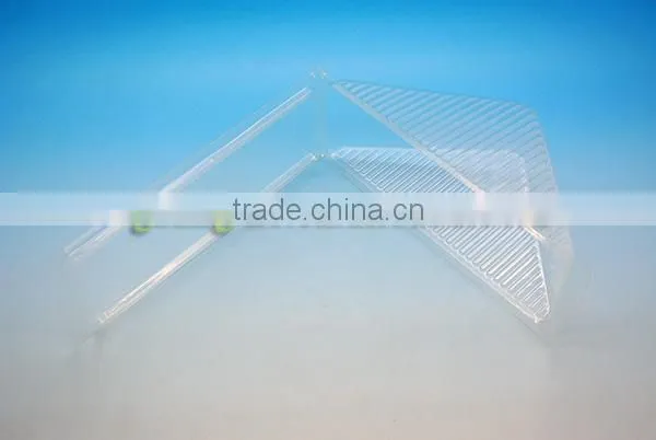 PLA Disposable Triangle Clear/transparent Sandwich/cake Plastic Food Container/biodegradable Packaging photo-6
