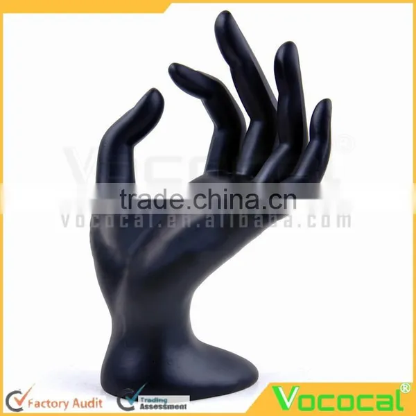 OK Hand Gestured Resin Ring Display Stand Jewelry Display Props Black