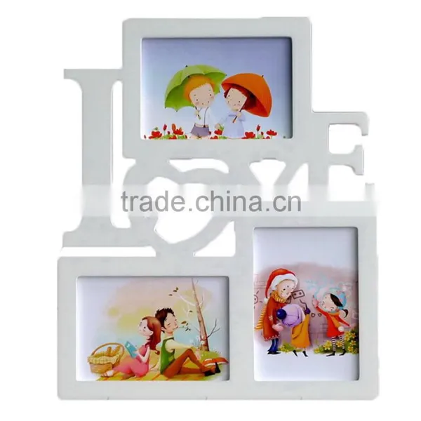 Unfinished Novel Customized Funny Wooden Photo Frames for Family photo-2