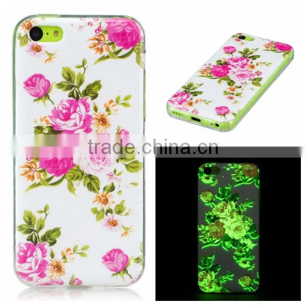 Hot Sale IMD Luminous Protective TPU Phone Case For IPhone 5C photo-5