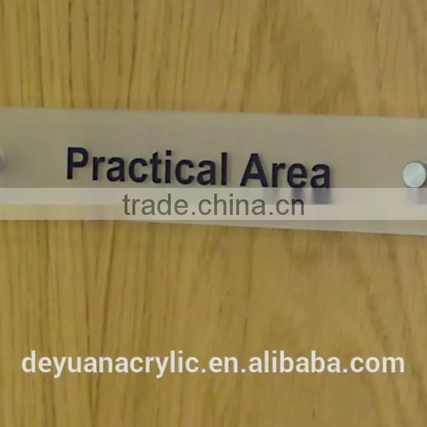 High Quality Elegant and Customized Hanging Indoor Acrylic Directional Signage photo-6