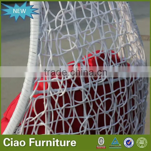 Outdoor Hanging Basket Rattan Swing Chair photo-4