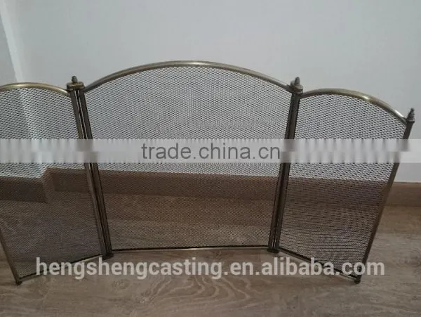Unique Painted Wrought Iron Fireplace Screens photo-2