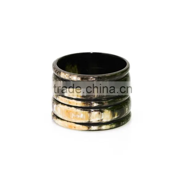 Buffalo Horn Bracelet, Lacquered Fisnishing photo-3