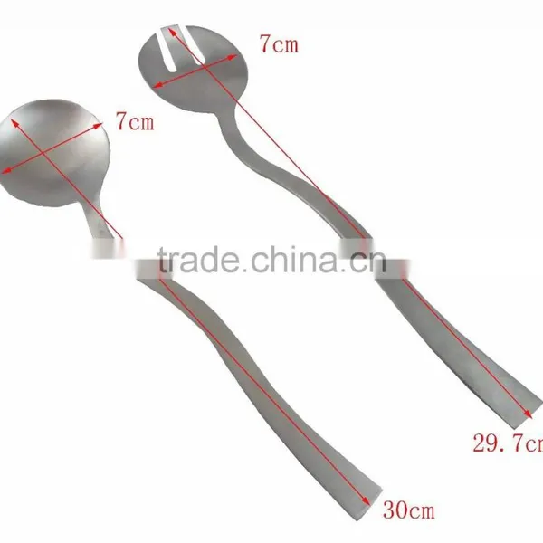 Luxuary Stainless Steel Salad Spoon With Top Grade Polished photo-2