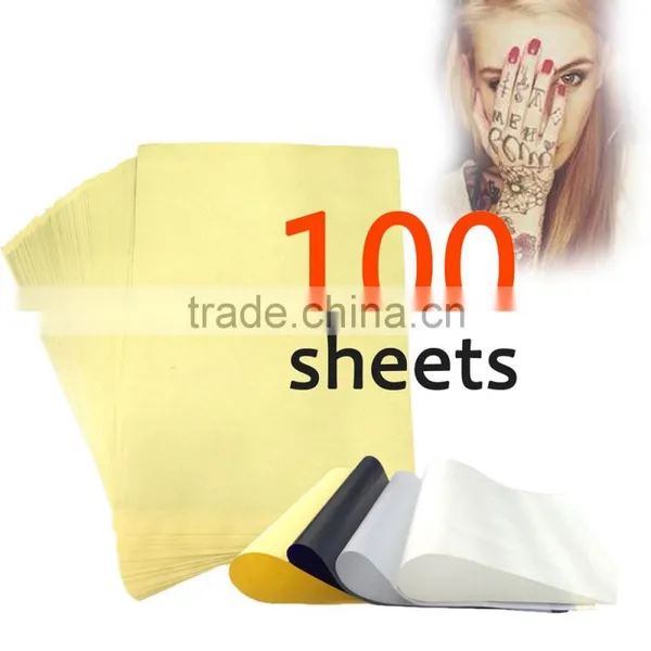 100 Sheets Tattoo Carbon Thermal Stencil 8.5x11 Master Units Transfer Paper