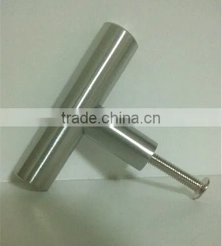 2" 12mm Solid Stainless Steel 201 T-Knob Drawn Pull 30020 photo-2
