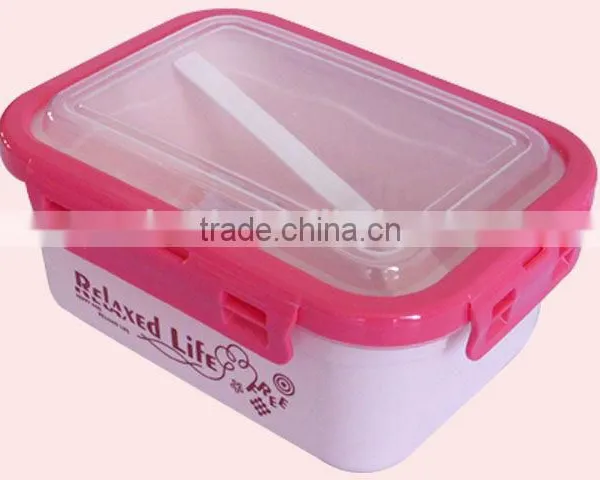 1.1L Promotional Gift Plastic Children's Lunch Box With Cutlery Set photo-2