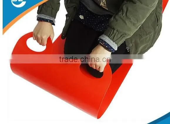 NEW Vintage Wacky Karpet SLED Flexible Plastic Roll up Flying Carpet SNOW 18x36" photo-3