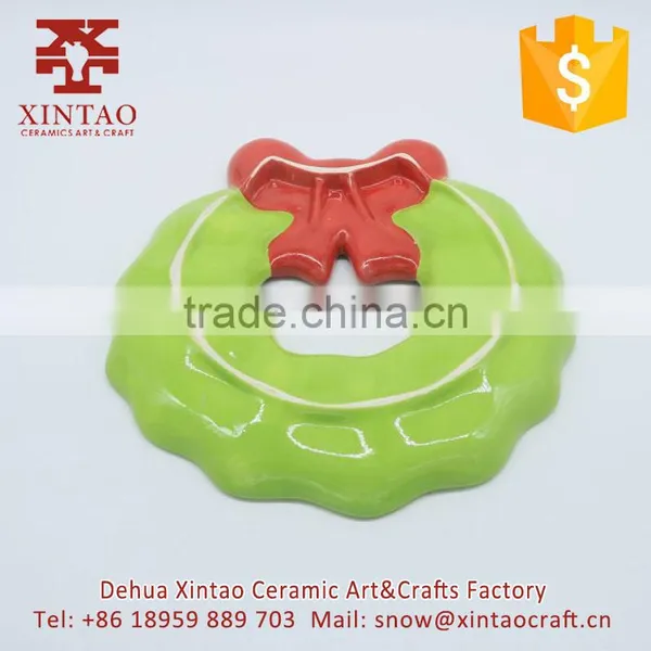 Custom China Porcelain Bowknot Christmas Plates Lowest Price photo-2