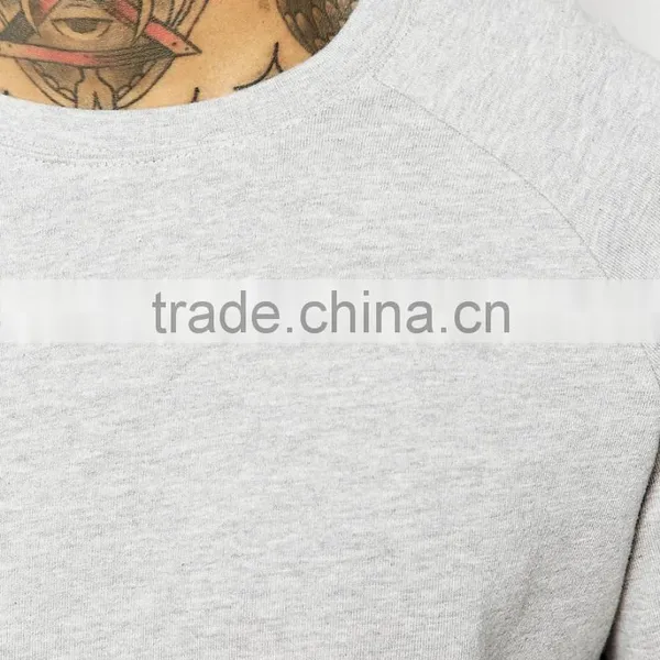 Customize Polyester/ Cotton Men Crewneck Sweatshirt photo-4