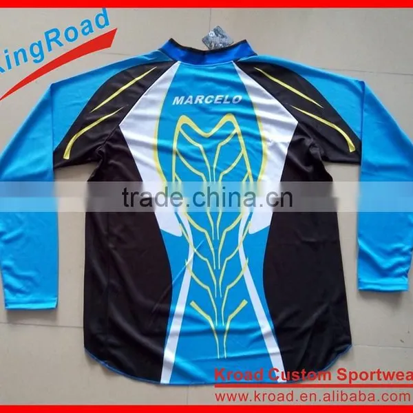 Sublimation Printed Baggy Long/short Sleeve Downhill Jersey With OEM Designs photo-5