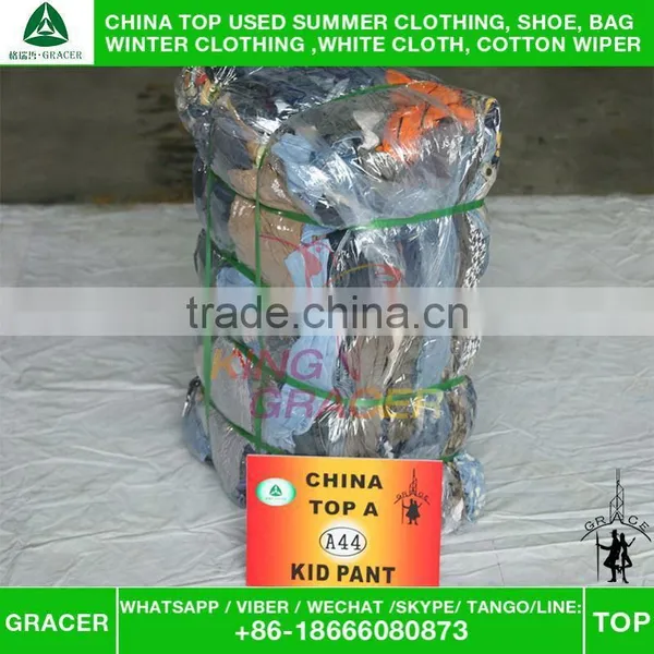 Supplier Hot Sale In Malaysia Cream Quality Kid Pants Used Summer Clothing photo-5