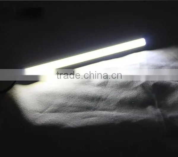 New Ultra-thin High-brightness LED Daytime Running Lights Waterproof Power Cars Running Lights White Yellow photo-4