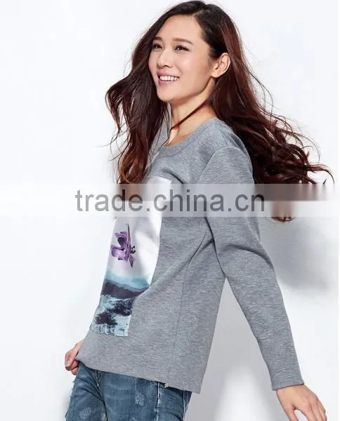 Female Hemp Grey Space Cotton Fleece photo-4
