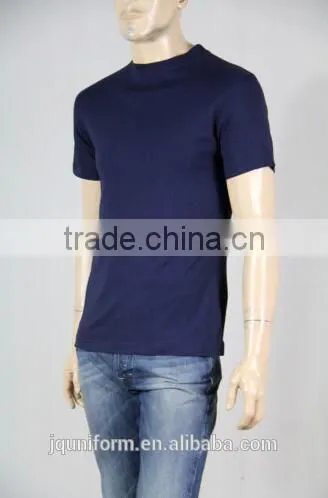 Promotional O-neck Men's T Shirt, 100% Cotton Plain T-shirts, Casual Unisex T Shirt photo-3