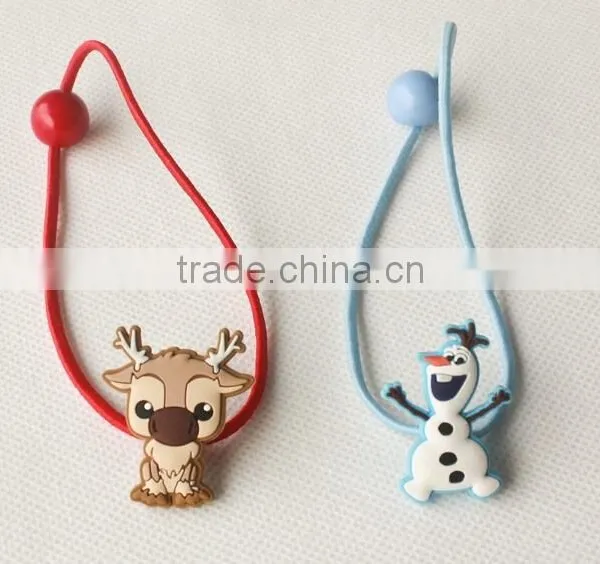 Frozen Cartoon Characters Kids Elastic Hair Tie, Frozen Girl Hair Tie photo-4