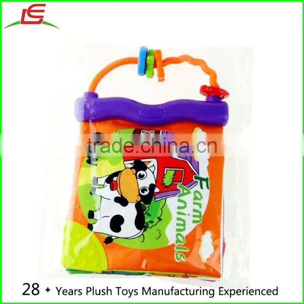 0-12 Month Baby Rattles Teether Toys Soft Plush Waterproof Baby Bath Book photo-5