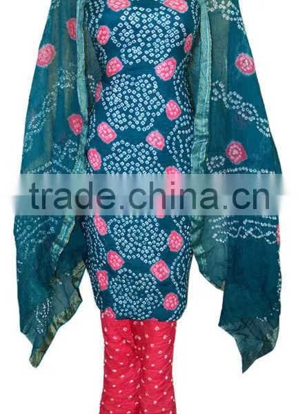 Unstitched Salwar Suit, Cotton Salwar Kameez