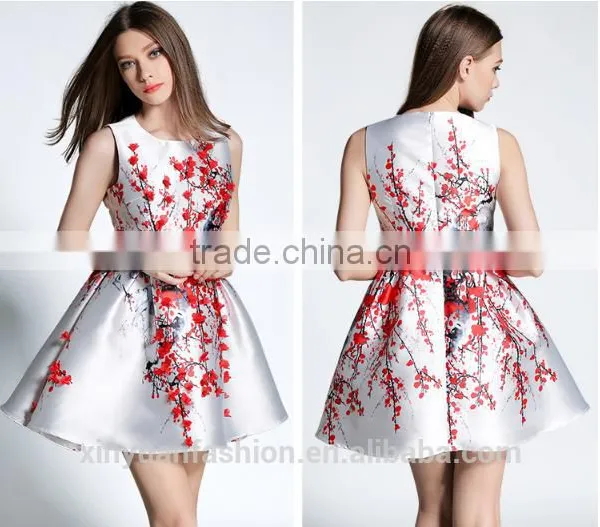 2017 NEW Hand Plum Temperament Sleeveless Bodycon Dress photo-2